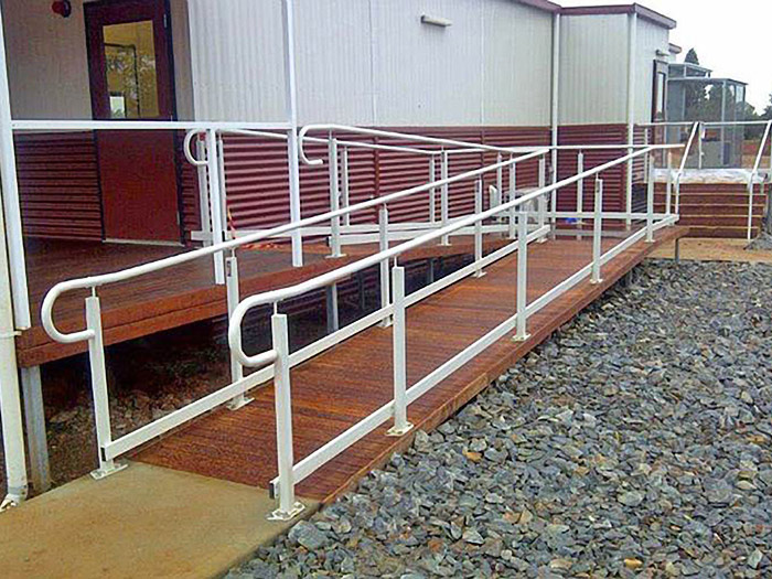Nexus Flat-Pack Ramp Systems product solution and installation example - Australian Ramp and Access Solutions